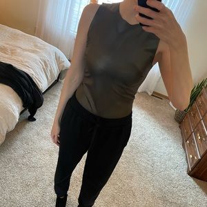 New Leather Commando bodysuit size M